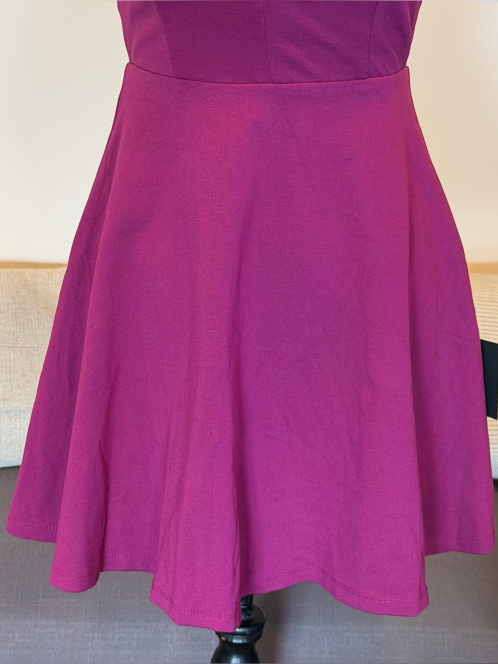 Lulus Believe in Love Magenta Backless Skater Dress Size S NWT - Picture 5 of 10
